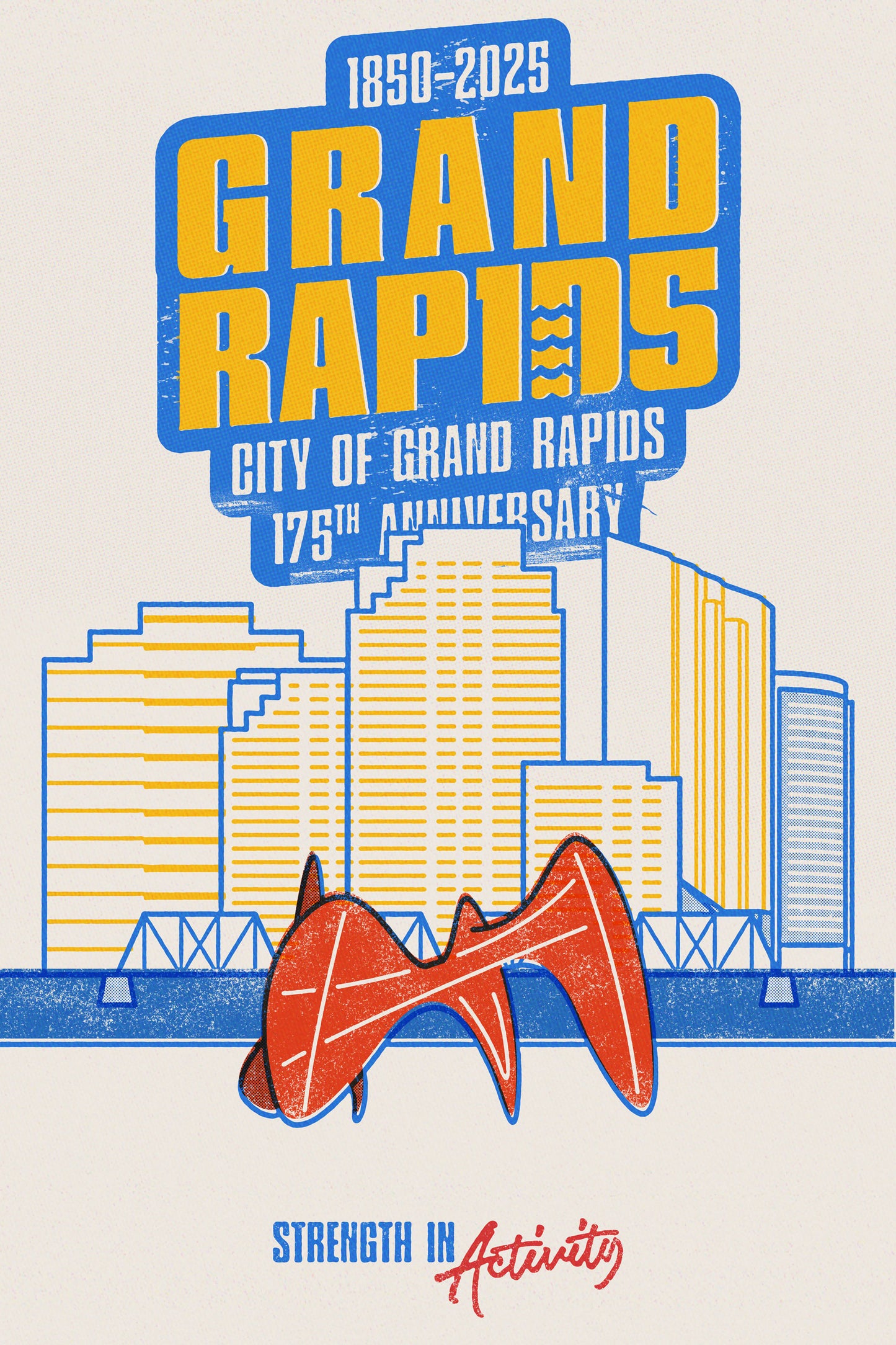 175th Anniversary Retro Poster – 12×18 in.