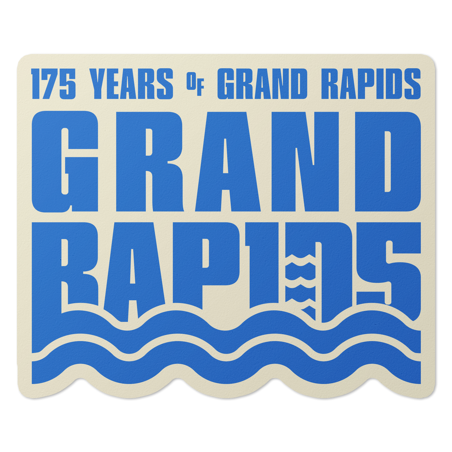 175th Anniversary Wave Sticker