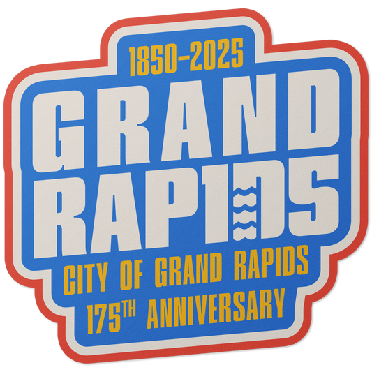 175th Anniversary Slanted Sticker